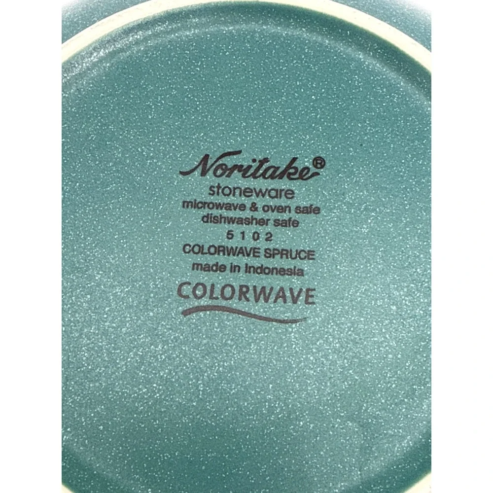 Noritake Colorwave Spruce Green Stoneware Cereal Bowl 5102, 7 Inch Round Soup